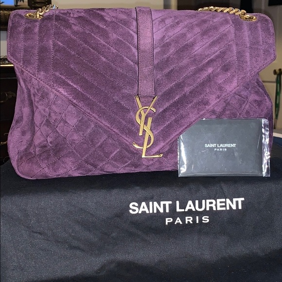 Saint Laurent Handbags - Saint Laurent College quilted should bag
